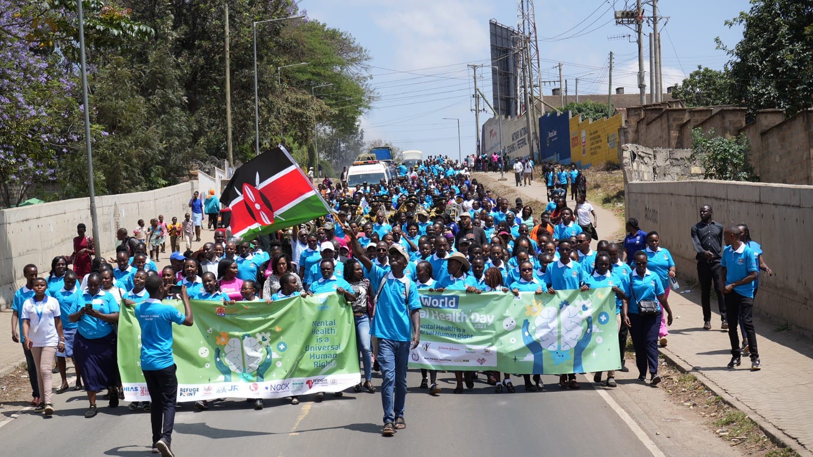 World Mental Health day walk