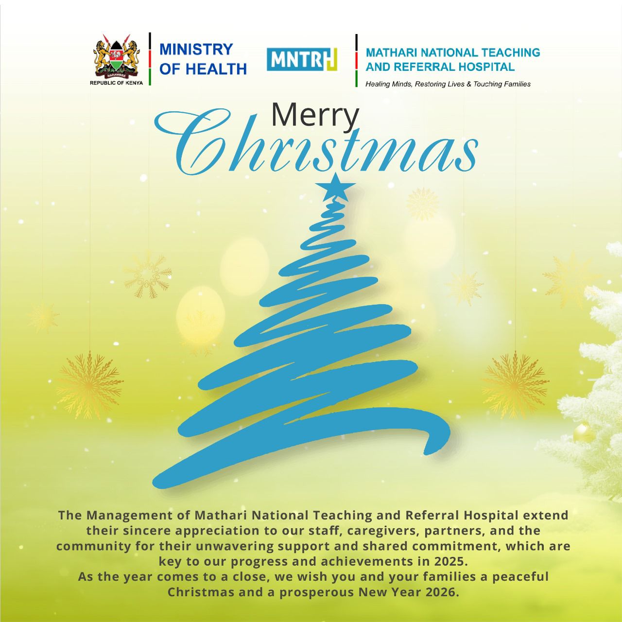 Merry Christmas Wishes from MNTRH