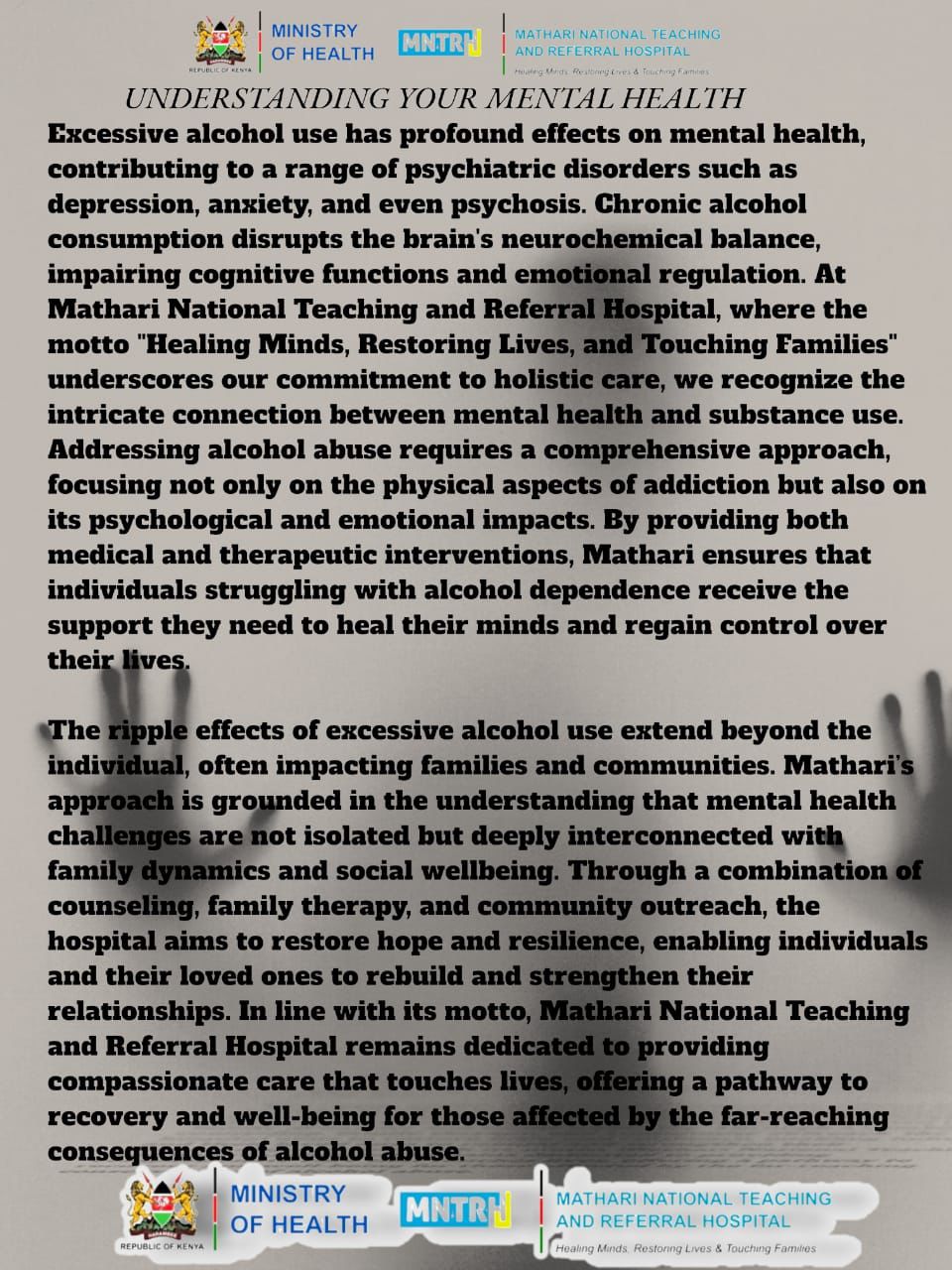 Alcohol and Mental wellness