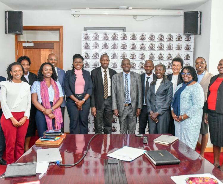 MNTRH Courtesy Call to the DVC AA, UON.